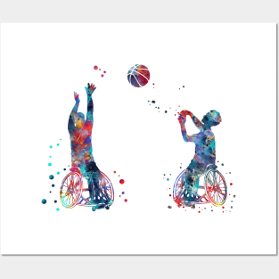 Wheelchair basketball Posters and Art